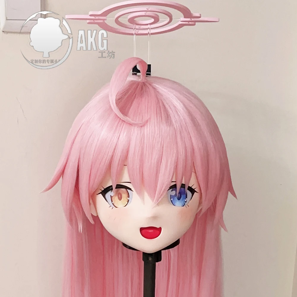 

(AL516) Customize Character Crossdress Female/Girl Resin Half/Full Head With Lock Cosplay Japanese Anime Game Role Kigurumi Mask