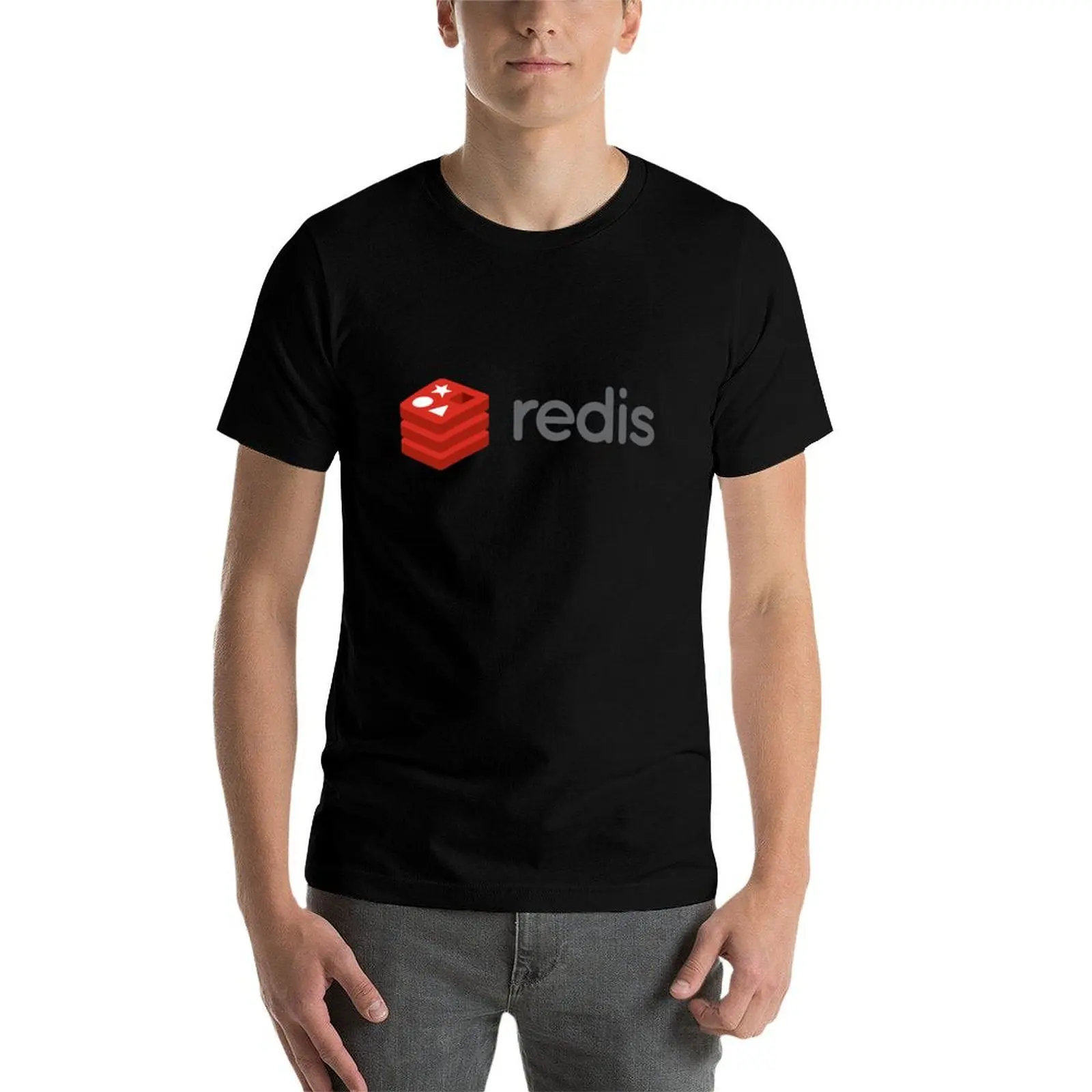 redis قاعدة البيانات تي شيرت رجل تي شيرت القطن الثقيل رجل تي شيرت القطن تي شيرت