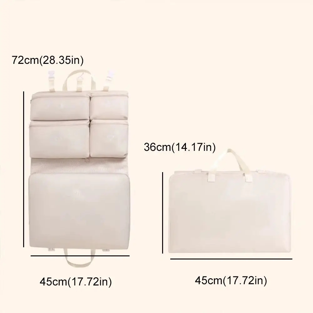 Дорожная сумка для багажа 7 в 1, подвесная сумка для хранения багажа с несколькими карманами, складная сумка для путешествий большой вместимости, органайзер для одежды