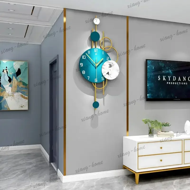 LJY Garage Cozy Wall Clock Gaming Watch Office Premium Wall Clock Zones Youth Mecanismo Reloj Pared Furniture Home