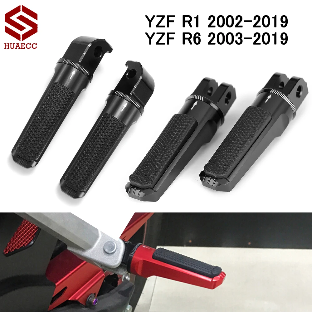 

Передние и задние подножки мотоцикла, подножки для Yamaha YZF R1 2002-2019 R6 2003-2019