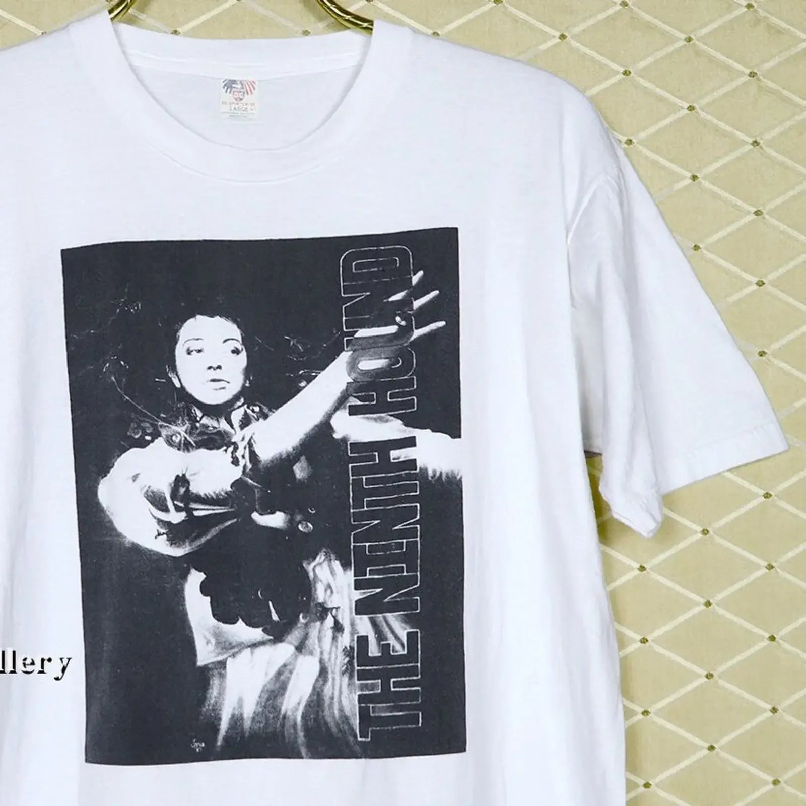 Vintage Rare Kate Bush The Ninth Hour T Shirt Goth Alternative Music Casual vintage Washed graphic homme Stretched