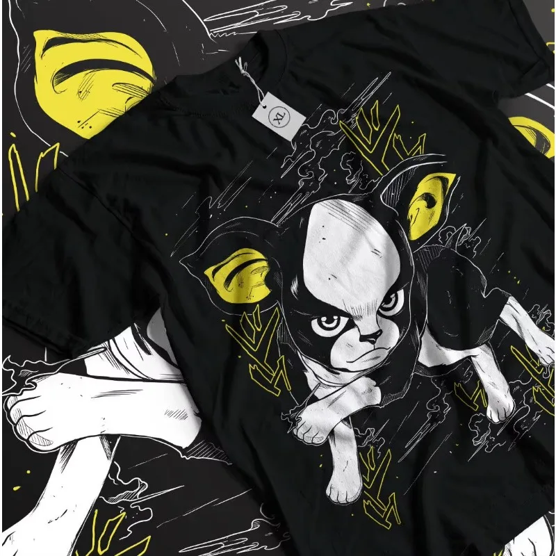 Trend Summer Cosplay Neutral Black and White Iggy JoJo Bizarre Adventure T-Shirt Jotaro Kujo Tshirt Dio Giorno Shirt All Sizes