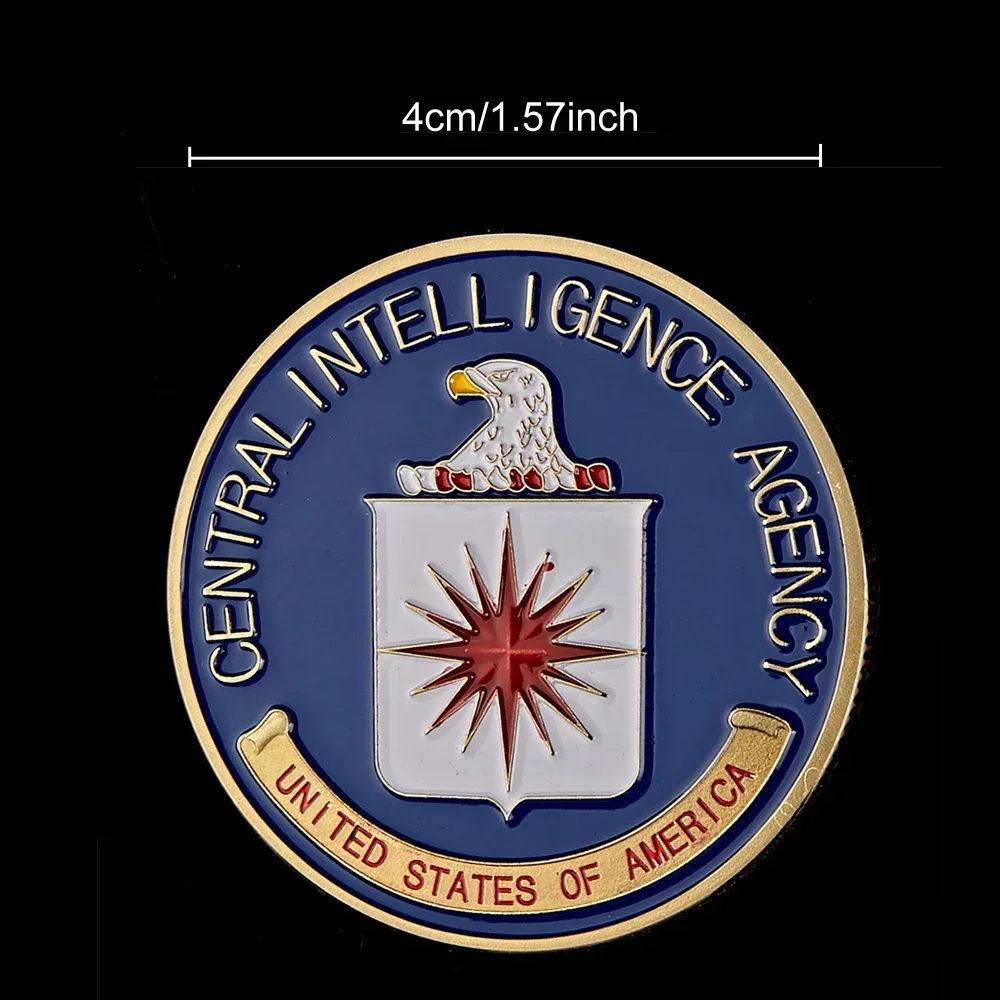 عملة وكالة الاستخبارات المركزية الأمريكية العسكرية الأمريكية، مقتنيات عملة تحدي CIA الذهبية مع كبسولة صلبة