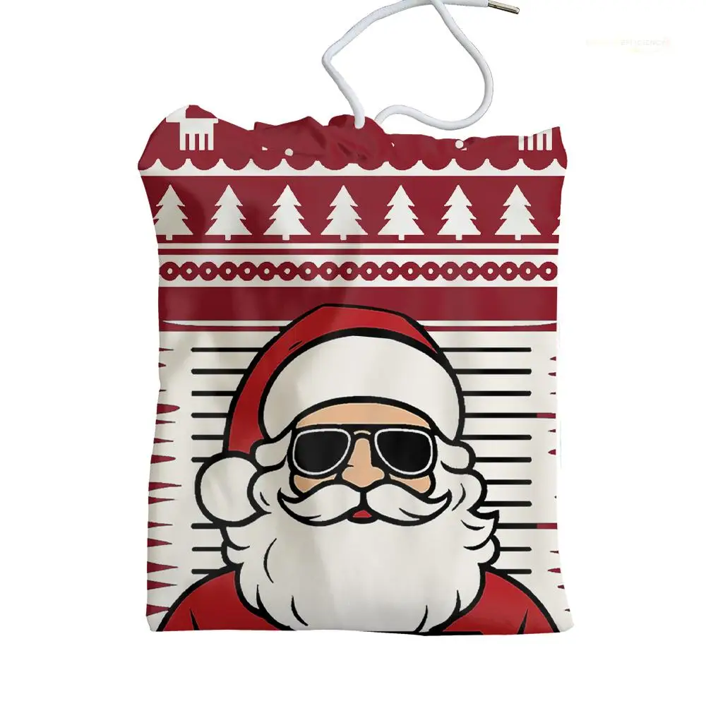 سانتا كلوز كسر في طباعة هوديس عيد الميلاد موضوع سترة الموضة الشارع الهيب هوب الرجال والنساء ملابس الحفلات غير رسمية