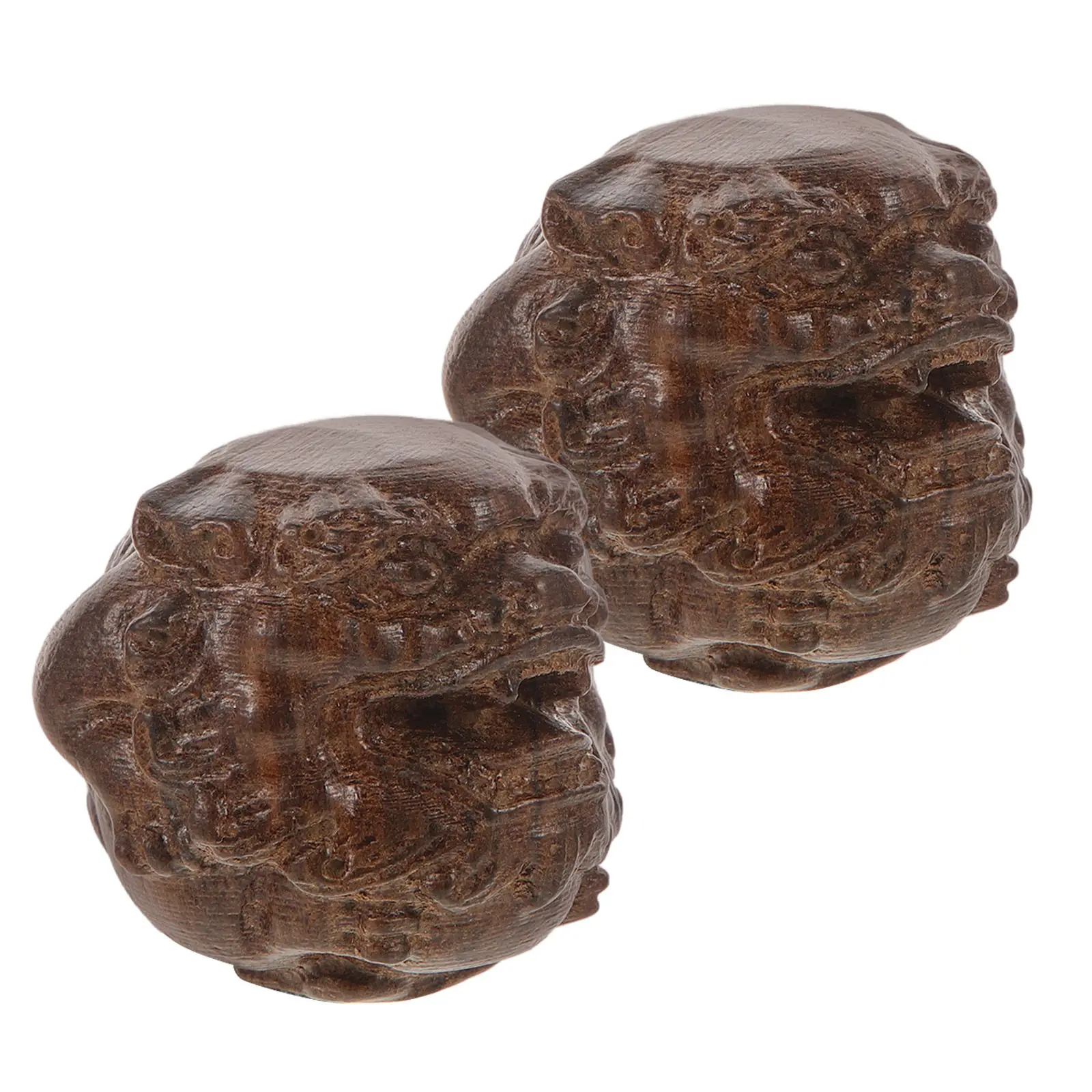 2Pcs Wood Hand Massage Balls Smooth Durable Palm Exerciser Balls for Finger Massage and Relaxing Hand Therapy Wood Ball