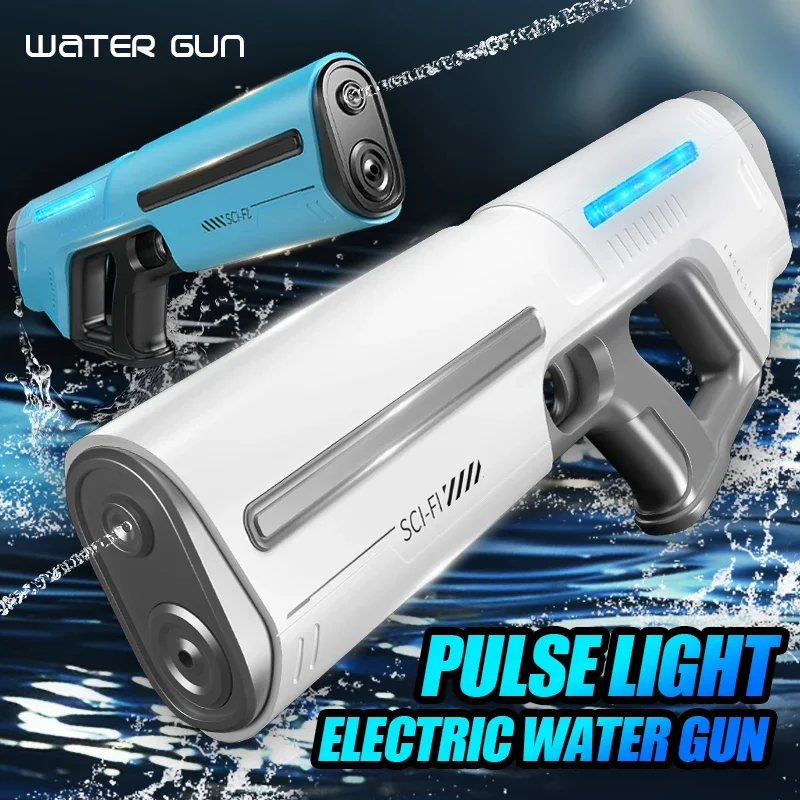 Elektrische Waterpistolen Voor Volwassenen Krachtige Squirt Automatische Waterzuiging Waterblasters Zomer Outdoor Strand Speelgoed Voor Jongens Kid Gift