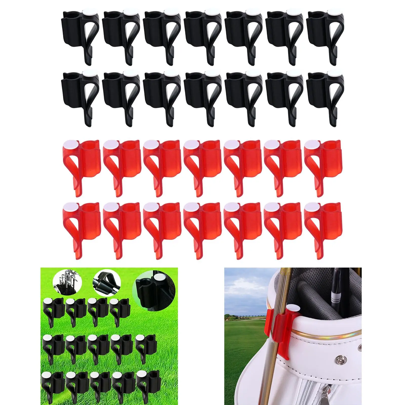 ゴルフパターカンプルホルダーオーガナイザーセット、ゴルフ用品練習器具用マーカーアクセサリー付き