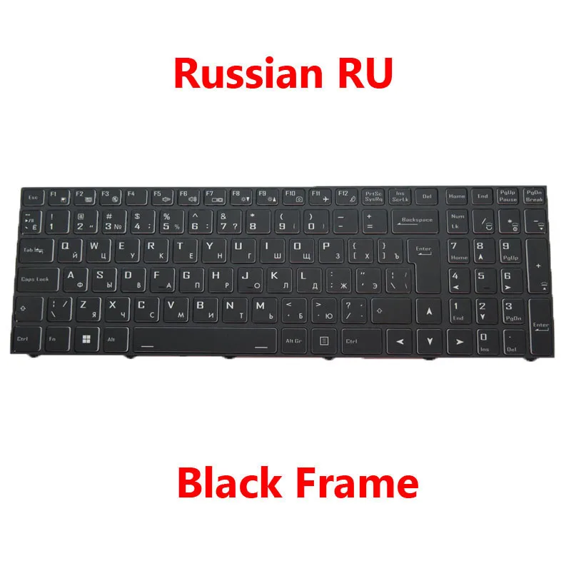 Hinter leuchtet uns uk ru gr fr Tastatur für clevo np50 np50d5 np50db np50de np50hh np50hj np50hk np50hp np50pnh np50pnj np50pnk np50pnp