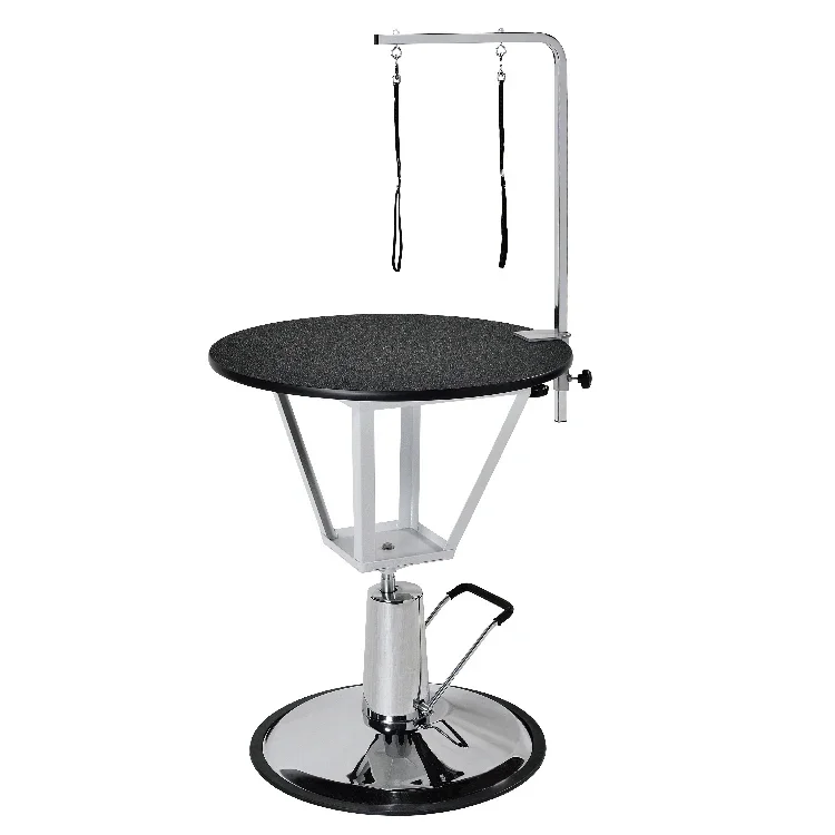 

Pet Grooming Round Hydraulic Lift Grooming Table