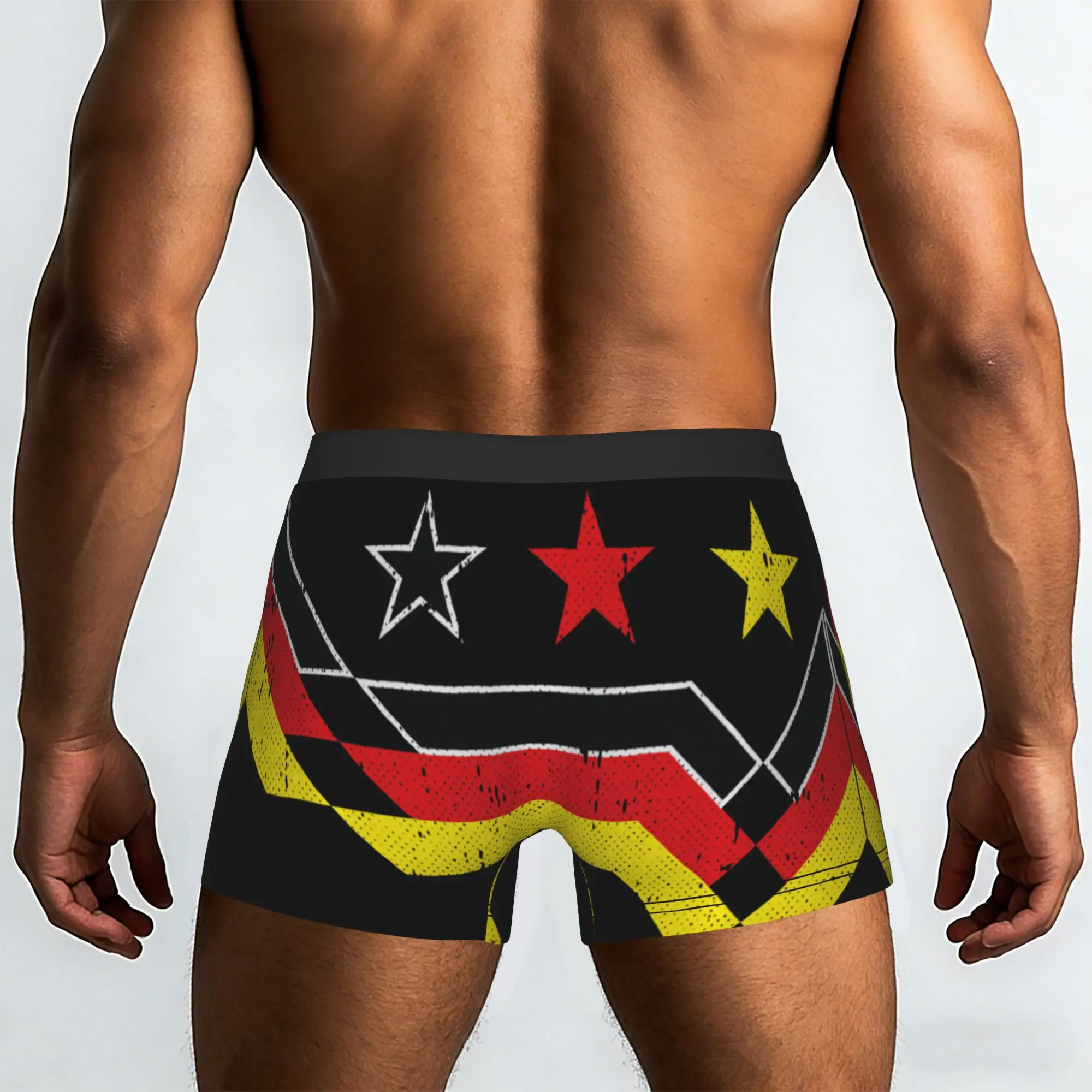 German Soccer Deutschland  Germany Underpants Homme Panties Men's Underwear Comfortable Shorts Boxer Briefs