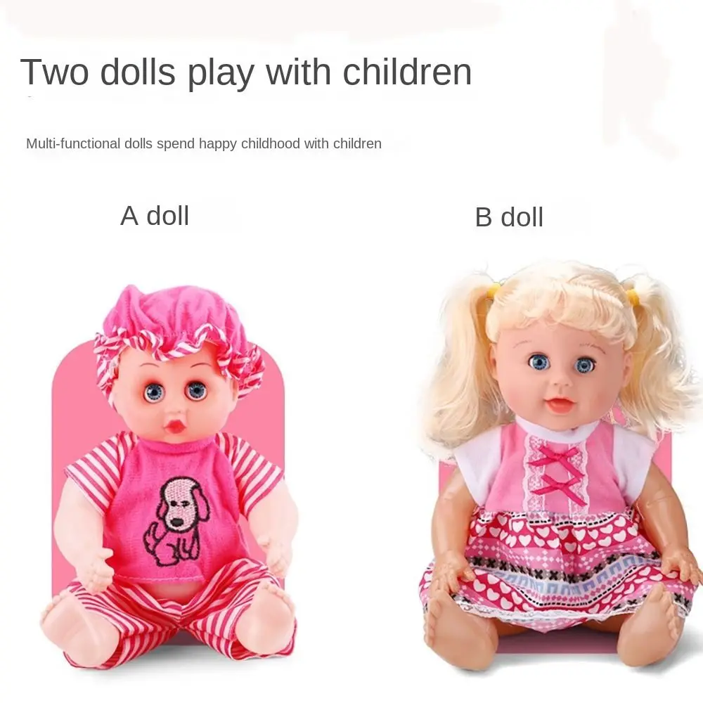 Dolls Pram Baby Stroller Play Game Kids House Accessories Furniture Toy Pretend Play Toy for Toddlers Little Girls Boys Children