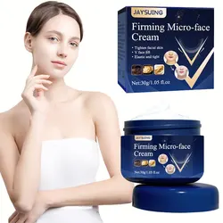 Facial Lift Slimming Cream Thin V Face Lifting Cream Double Chin Reducer Firming Removal Masseter Muscle Moisturizing