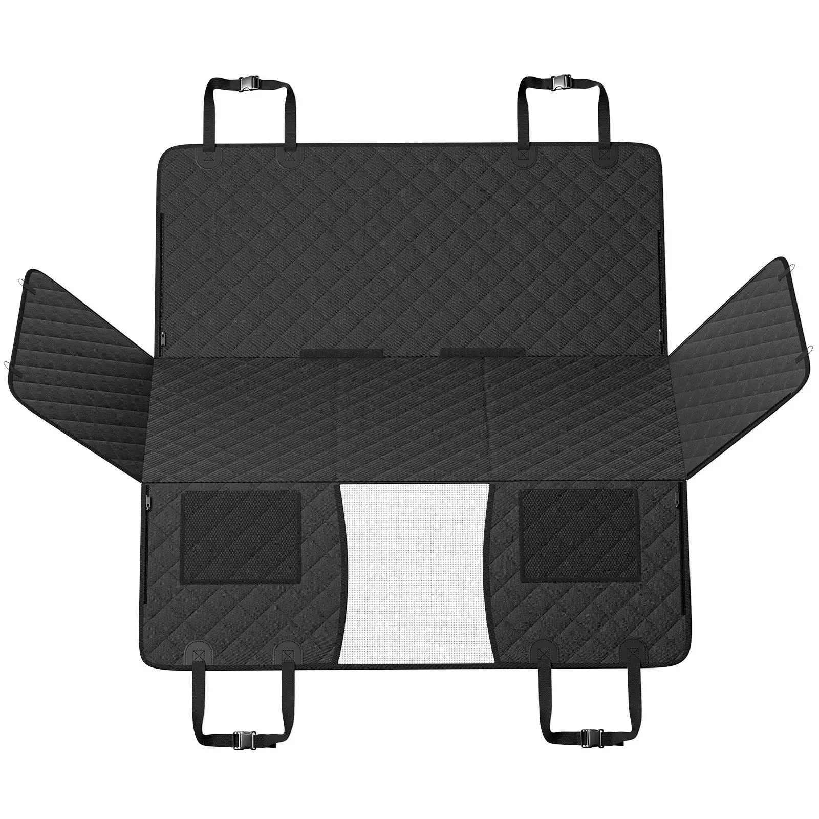 

52 x 24.8 in Dog Car Seat Cover for Back Seat Waterproof 600D for Cars