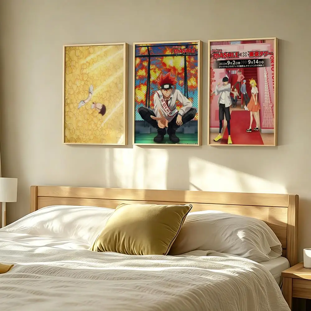 Mashle Magic and Muscles Anime Painting Calligraphy Poster art art suitable for living room bedroom bar parlor home view 6