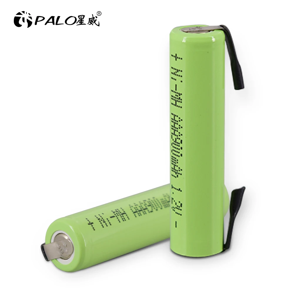 PALO 1.2V AAA NI-MH Battery Rechargeable Low Self Discharge Pre-Charge AAA Batteries With DIY Weld Sheets for Electric shaver