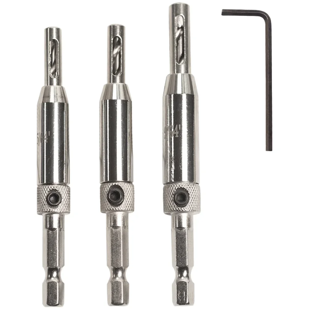 

Набор сверл для петель из быстрорежущей стали с шестигранным хвостовиком (3/4/7/8/16 шт.) и 1 ключом для пробивки отверстий под дверные и оконные петли, инструмент для деревообработки