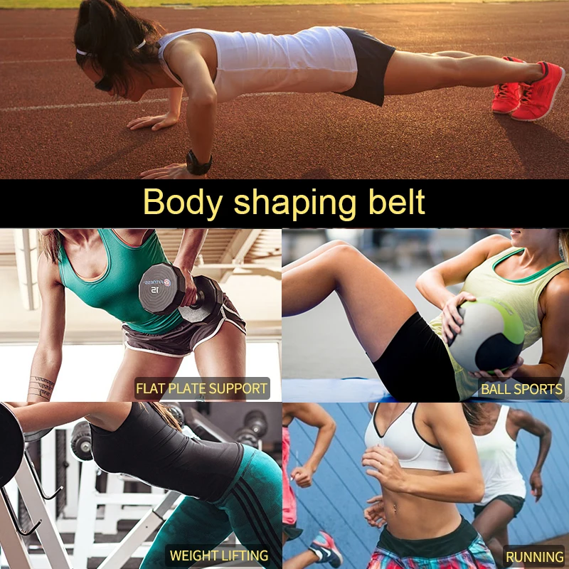 SEXYWG Waist Trainer Belt Body Shaper Sauna Belt for Weight Loss Waist Cincher Fat Burning Corset Sweat Belt Fajas