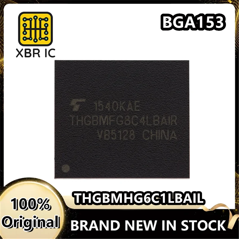 

(3/10 pieces) THGBMFG8C4LBAIR FBGA-153 original authentic 32G eMMC storage chip spot delivery fast