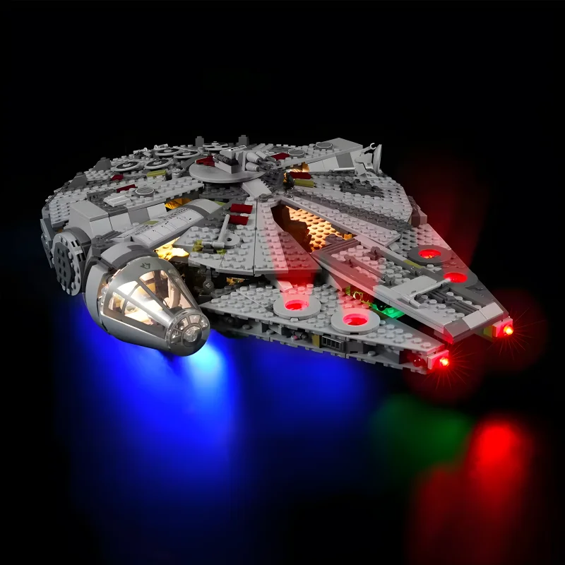 DIY LED Light สําหรับ LEGO 75257 Millennium Falcon Building Blocks อิฐของเล่น (เฉพาะไฟ LED, ไม่มีบล็อกรุ่น)