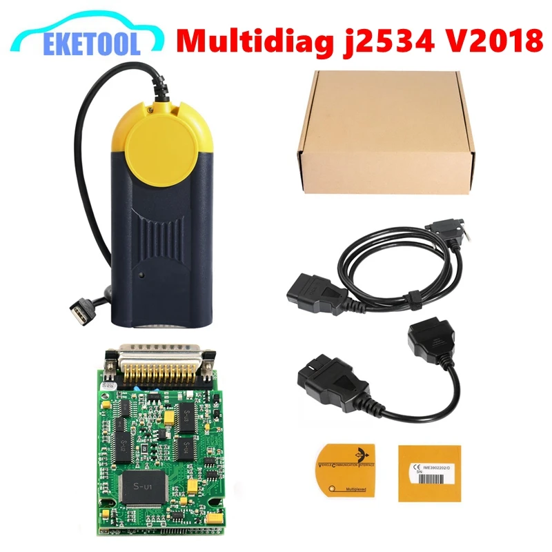 Multidiag J2534 V2018.3 Diagnostic tool Actia Multi-Diag Multi Diag Access j2534 interface OBD2 Device