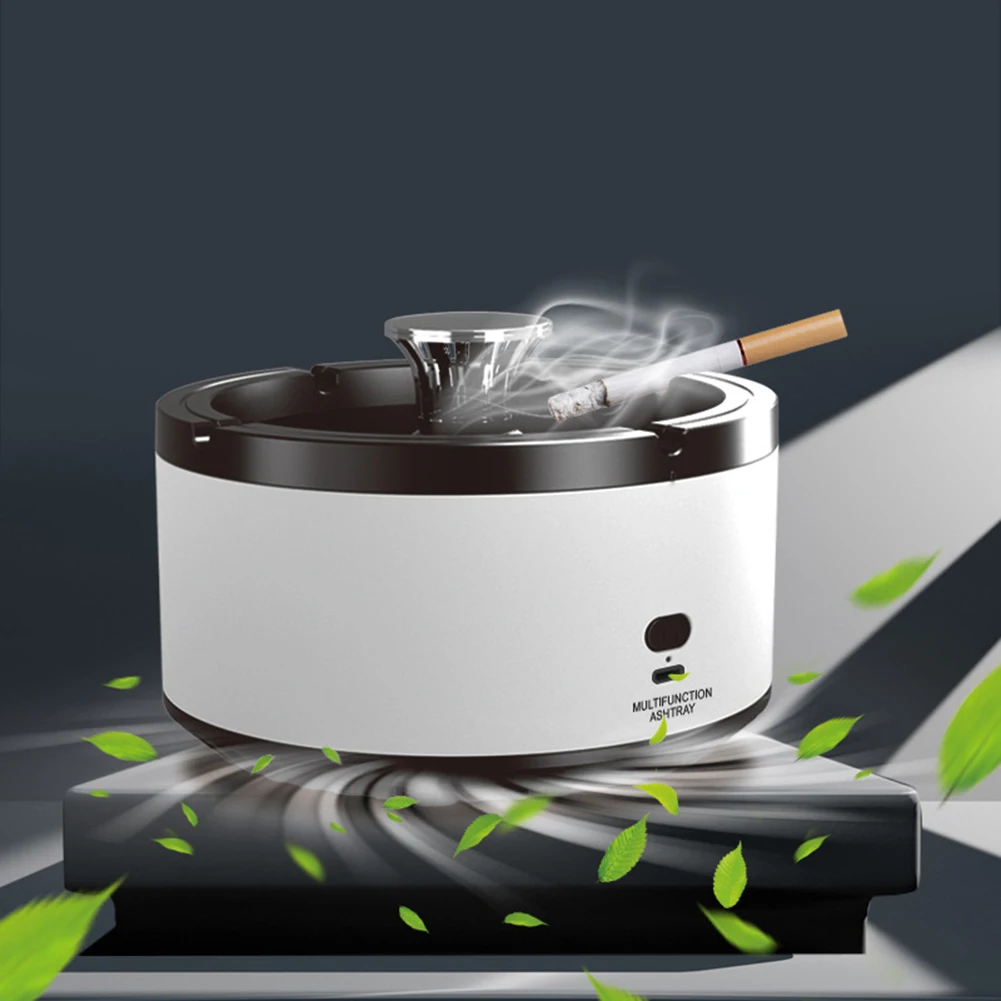 Smart Portable Ashtray Air Purifier Multifunctional USB Charging Removal Second-hand Smoke Household Mini Desktop Purifier