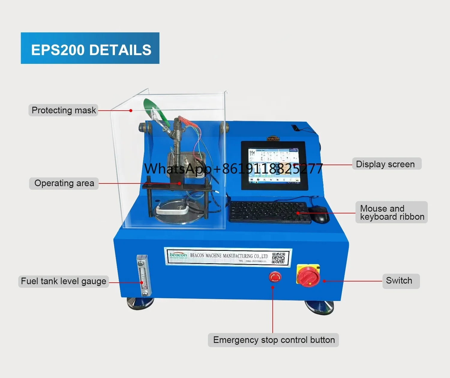 TAIAN BEACON EPS200  common rail injector tester