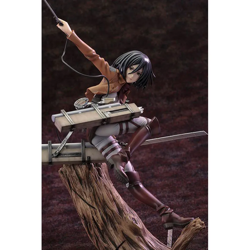 Stock originale Kotobukiya ARTFX J Levi Ackerman Eren Yeager Mikasa Ackerman Attack on Titan Shingeki No Kyojin modello di animazione