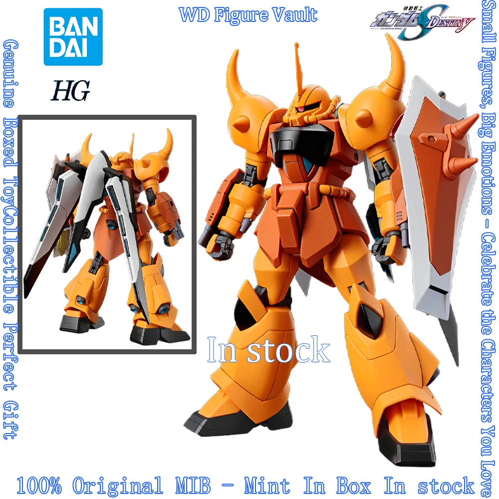 En stock Bandai SEED DESTINY HG 1/144 Gouf Ignited (Heine Westenfluss Custom)ZGMF-X2000 Figurines Anime Model Genuine Boxed Gift