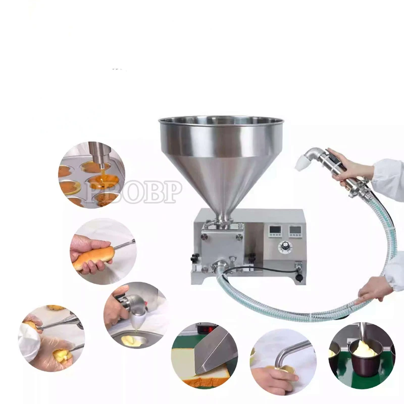 

Donut Jam Injection Machine Bream Cream Injector Cup Cake Filler Machine Churros Cream Filling Machine