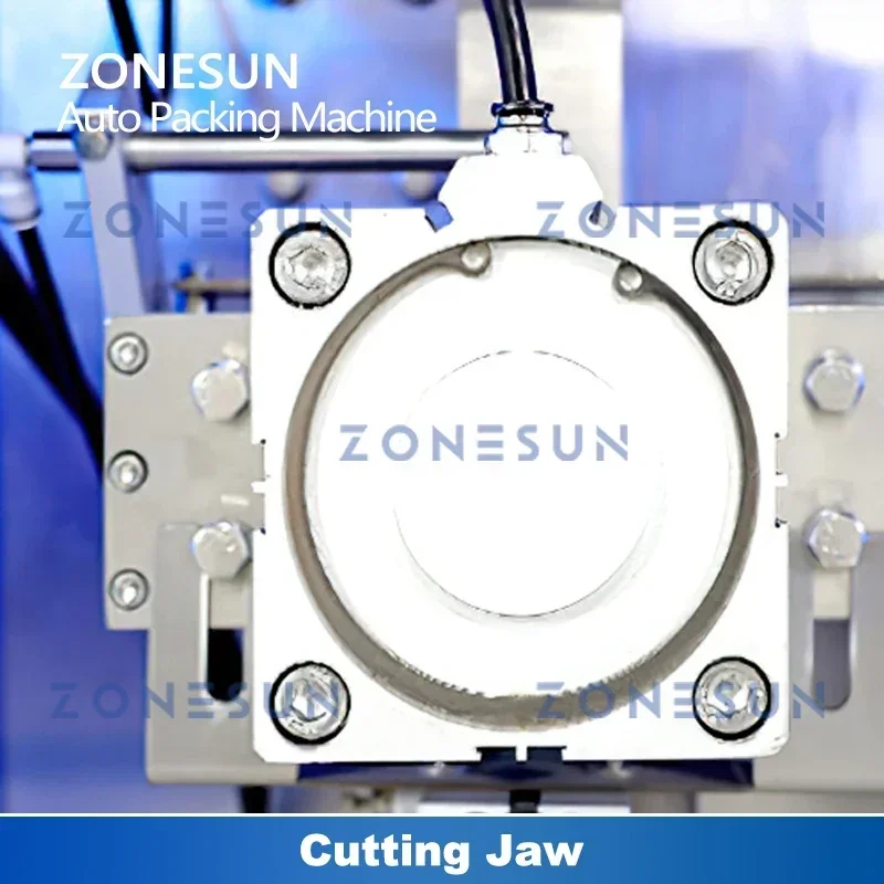 Zonesun máquina de enchimento e selagem de pó ZS-PL240P1 embalagem de saquinho com codificador de data café leite chá pacote produção de farinha matcha
