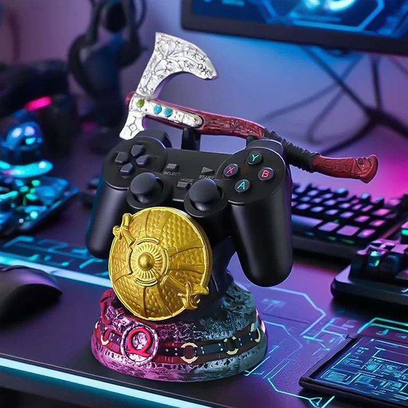 Hot Sale 2026 New God of War Game For PS5/Xbox/PS4 Controller Creative Stand Unique Gamepad Holder Desktop Decor Gaming Accessor view 2