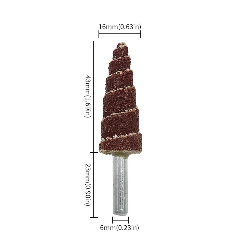 practical-brand-new-grinding-head-sandpaper-tapered-cone-15-30mm-for-wood-plastic-metal-rotary-tool-accessories