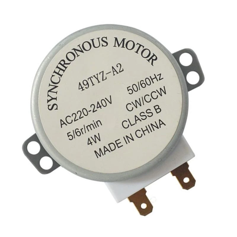 Turntable Motor Efficient Microwave Motor Shaft Synchroner Motor for Microwaves