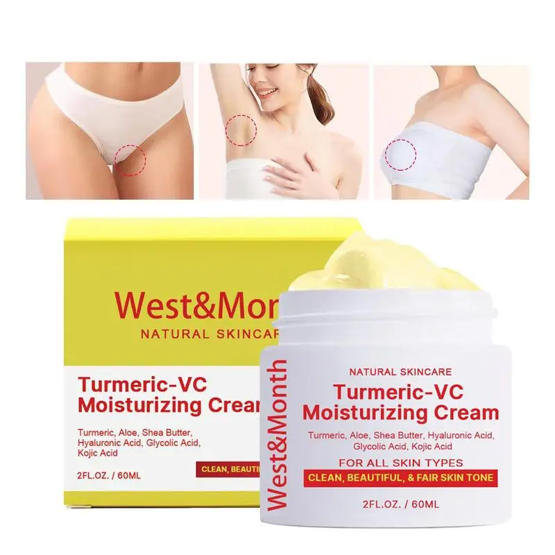 Intimate Area Skin Lightening Cream For Body Bikini And Sensitive Areas Turmeric Skin Whitening Cream For Private Parts Underarm