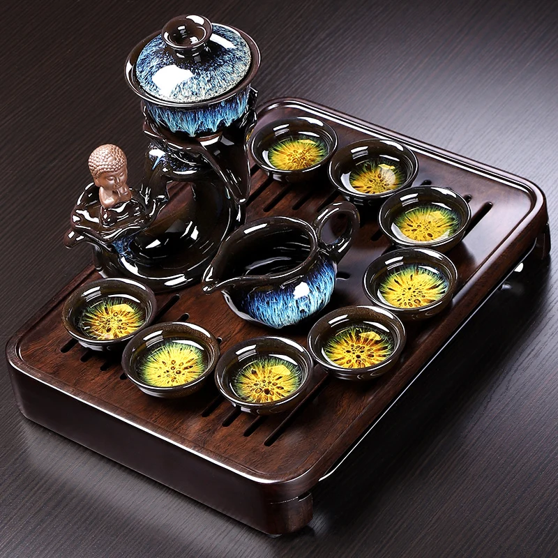 

Samovar Portable Tea Set English Afternoon Infuser Luxury Ceremony Tea Set Chinese Whisk Matcha Juego De Te Home Decorationgs