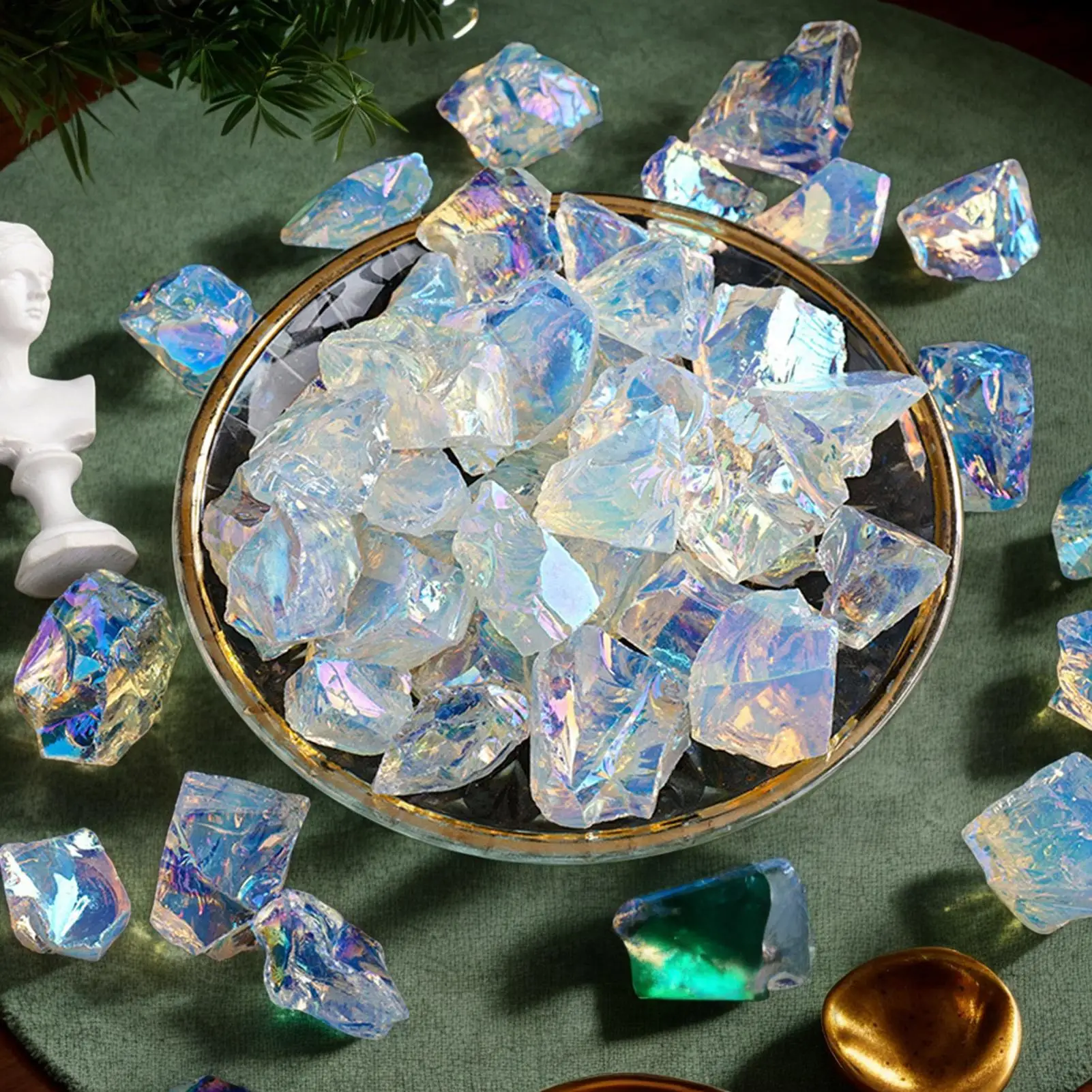 Raw Opal Irregular Rough Gemstones Aromatherapy Stone Collectible Art Craft Natural Crystal Diffuser Stone Home Decoration