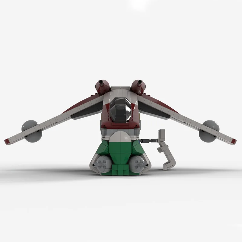 1679 قطعة الفضاء العسكرية مخصصة MOC الارتفاعات المنخفضة الاعتداء النقل سفينة الفضاء معركة لتقوم بها بنفسك العمارة التجمع لعبة مجسمة هدية #4