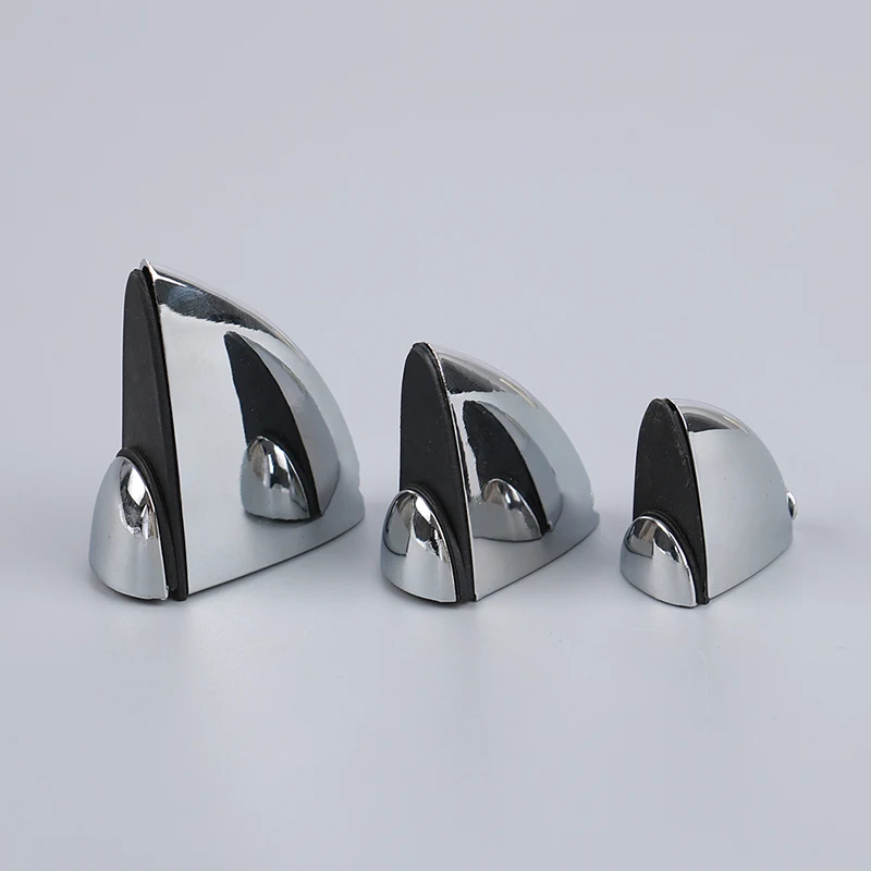 Adjustable Glass Shelf Holder Clamp Brackets Chrome Bathroom Support Clamps Bracket Shelves Holder Home Improvement