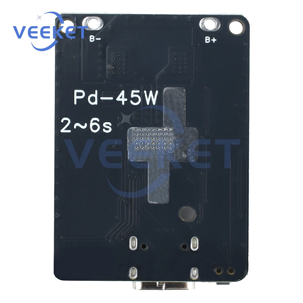 IP2369 2S ~ 6S 45W แบตเตอรี่ลิเธียมชาร์จการคายประจุโมดูล Li-Ion/LiFePO4 แบตเตอรี่ Charger อินเทอร์เฟซ Type-C