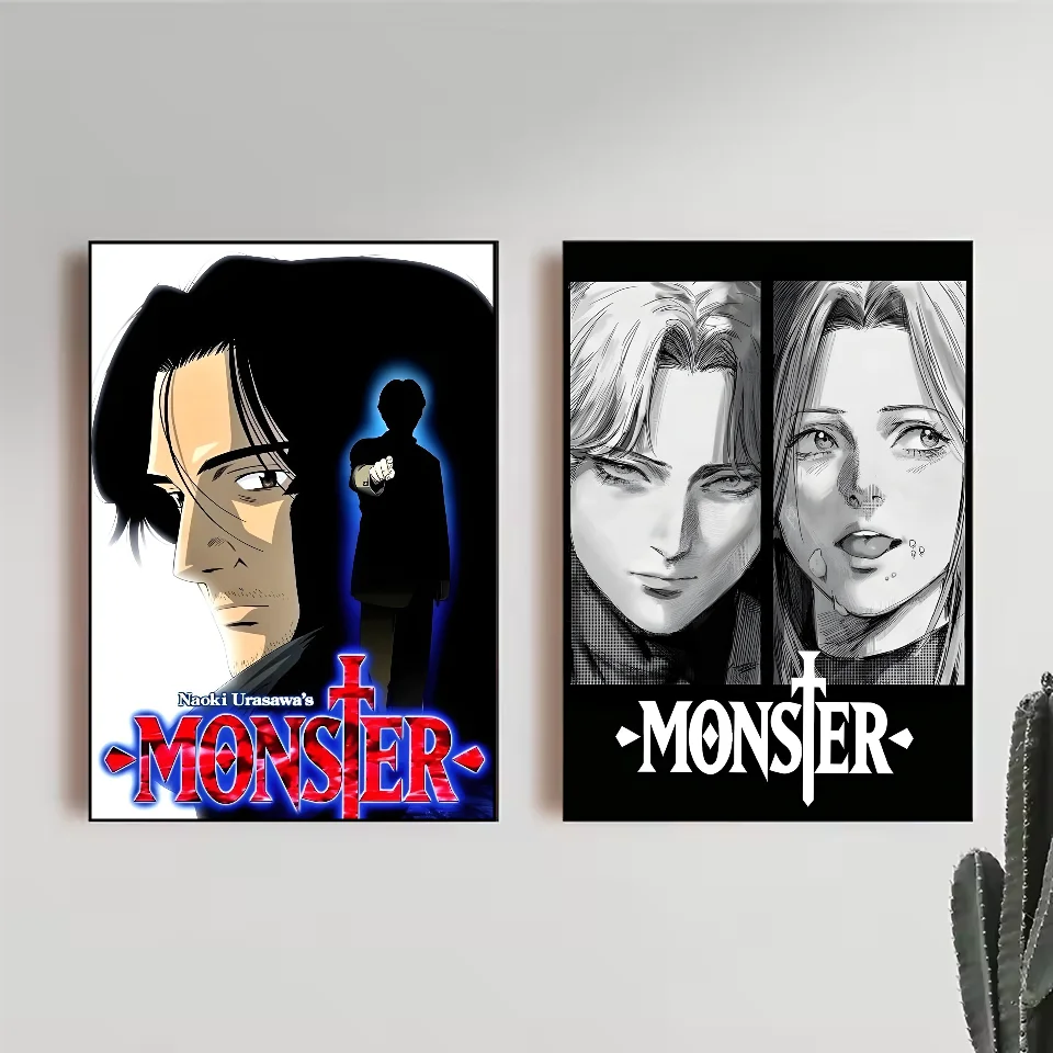 Classic N-Naoki Urasawa S Monster Anime Poster HD art sticky wall