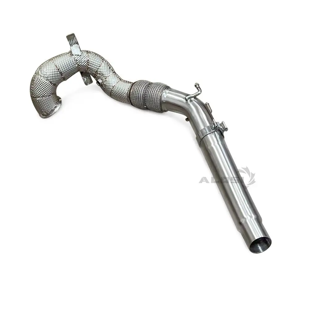 

Factory Wholesale Exhaust Pipe for Audi A3 2.0T 2012-2020 Front Wheel Drive SS304 Downpipe Insulation Cover Performance Downpipe