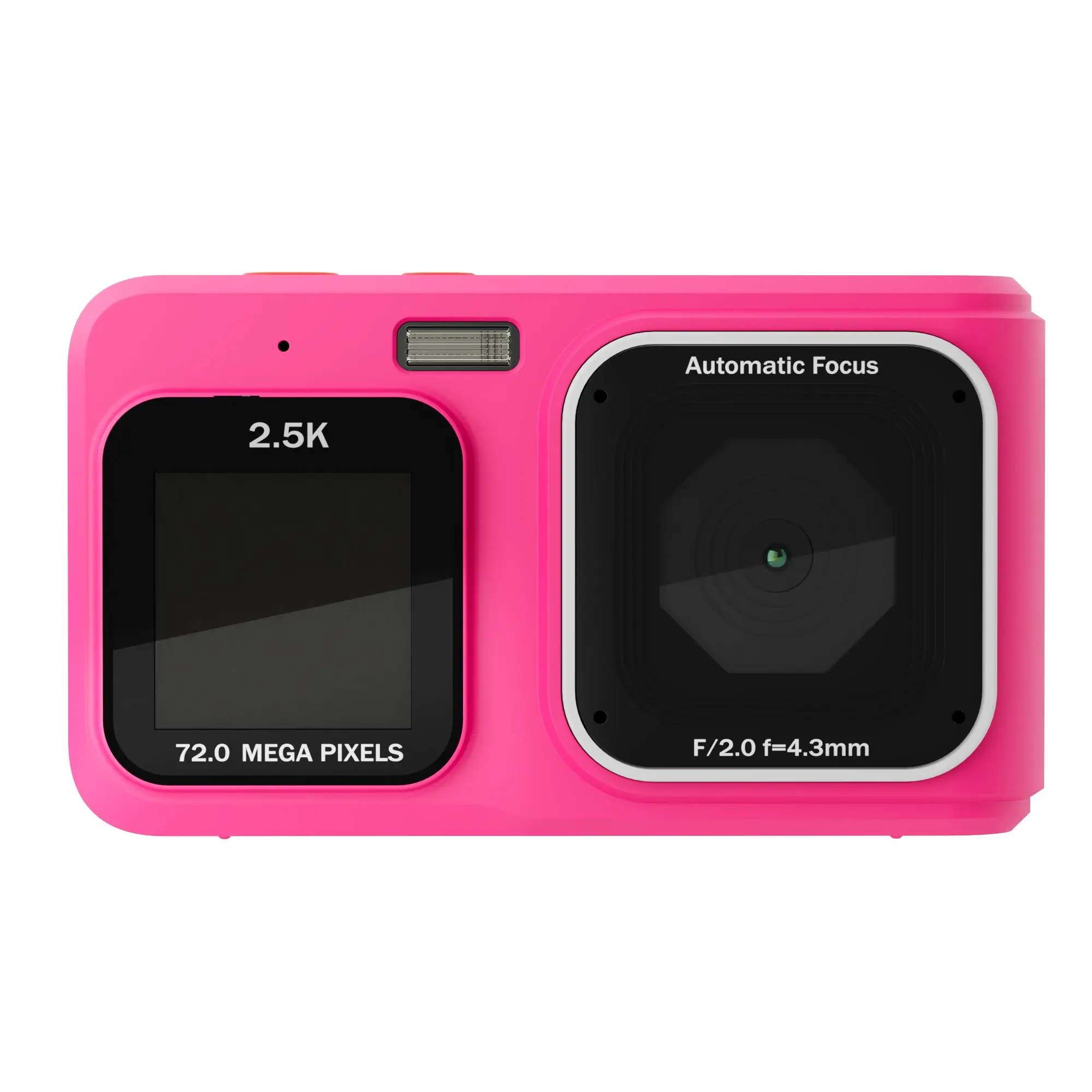 Kids Mini Digital Camera XJ02 2.5K HD 72MP Dual Screen High-definition Pixel Camera 16X Zoom Starter Monocular Cameras