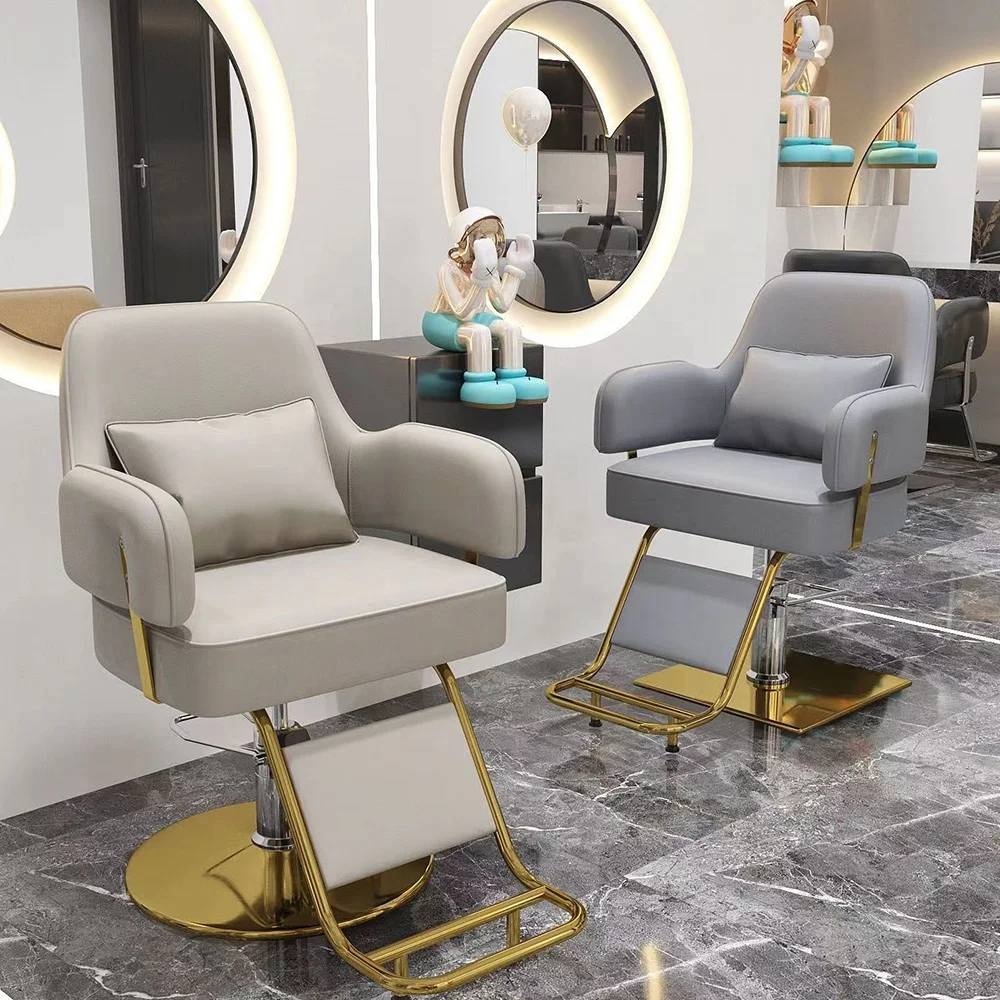 Modern Design Styling Barber Chair ABS+Synthetic Leather+Steel Construction CE ROHS Certified For Beauty Salons Hotels Outdoor