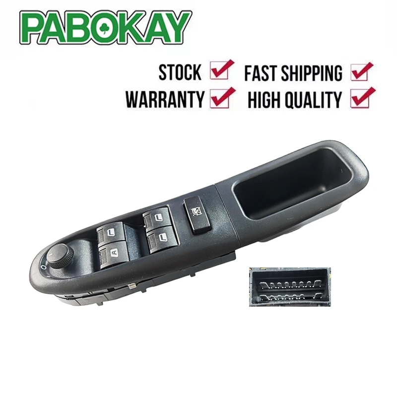 

Drive Window Control Lifter Switch 1995-2004 For Peugeot 406 8B 1.6 1.8 1.9 2.0 6554.CF 6554CF