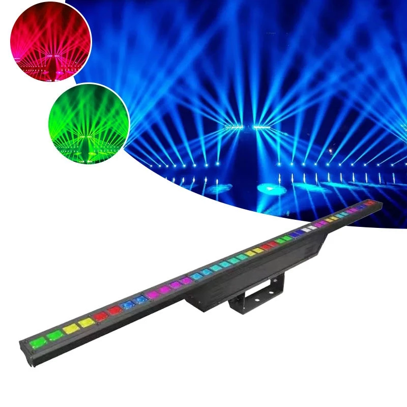 

4 pieces RGB 3in1 Strobe LED Beam Wash Light Bar for DJ Stage Lighting