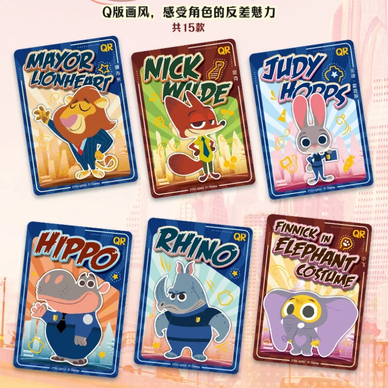 Limited Disney Zootopia 2 Collectible Cards Nick Wilde Judy Hopps
