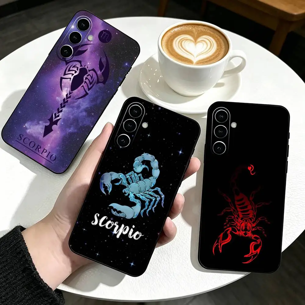 Scorpion Scorpio Art   Phone Case For Samsung Galaxy A73,A72,A71,A70,A53,A52,A51,Soft Silicone Black Cover