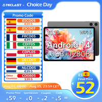Teclast P30T Android 14 Tablet, 10.1 Inch 1280X800, Allwinner A523 Octa Core, 10Gb Ram (4Gb+6Gb Expansion), 128Gb Rom(Support Tf 1Tb), 5Mp+2Mp, 6000Mah, Type C, Wi-Fi 6, Mali G57