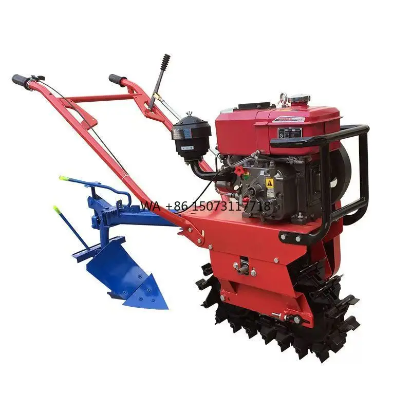 

Powered Large Double-Plow Crawler Rotary Tiller Mini Farm Cultivator High Productivity Core Components Motor